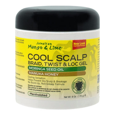 JAMAICAN MANGO & LIME Cool Scalp Braid, Twist & Lock Gel (6oz)